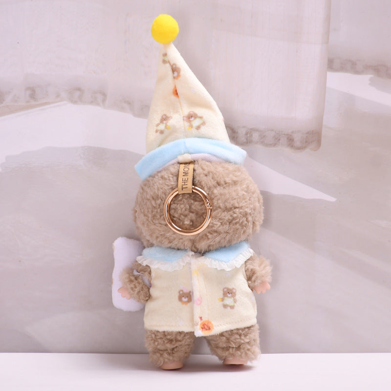 Handmade Labubu Outfit First and Second Generation Pendants Labubu Cloth Clothes Bear Pajama Set Labubu Cute Baby Clothes (not including dolls)