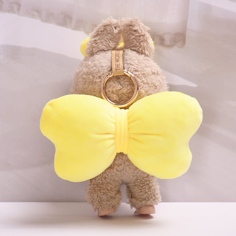 Handmade Labubu Outfit Mary Cat Big Bow Pair Cute Baby Dress Replacement (not including dolls)