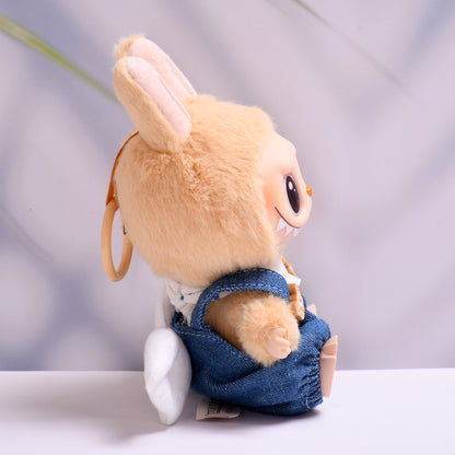 Handmade Labubu set can be paired with Labubu V1 Macaron and V2 seats with blind box pendants for parties Labubu Cupid love shoulder pants Labubu doll clothes (excluding dolls)