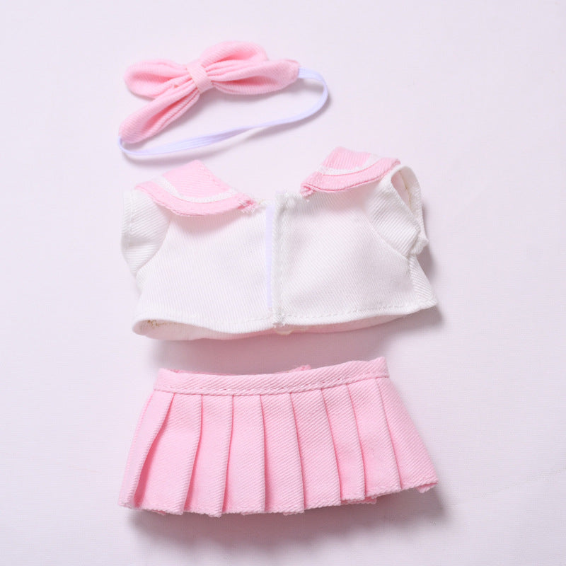 Handmade Labubu set can be paired with Labubu V1 Macaron and V2 seats Sailor JK skirt set Labubu doll clothing replacement (excluding dolls)