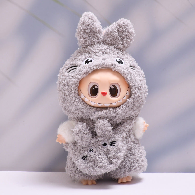 Handmade Labubu Outfit first and second generation pendant Labubu clothes plush three eyed monster dragon cat Labubu doll clothing replacement (not including dolls)