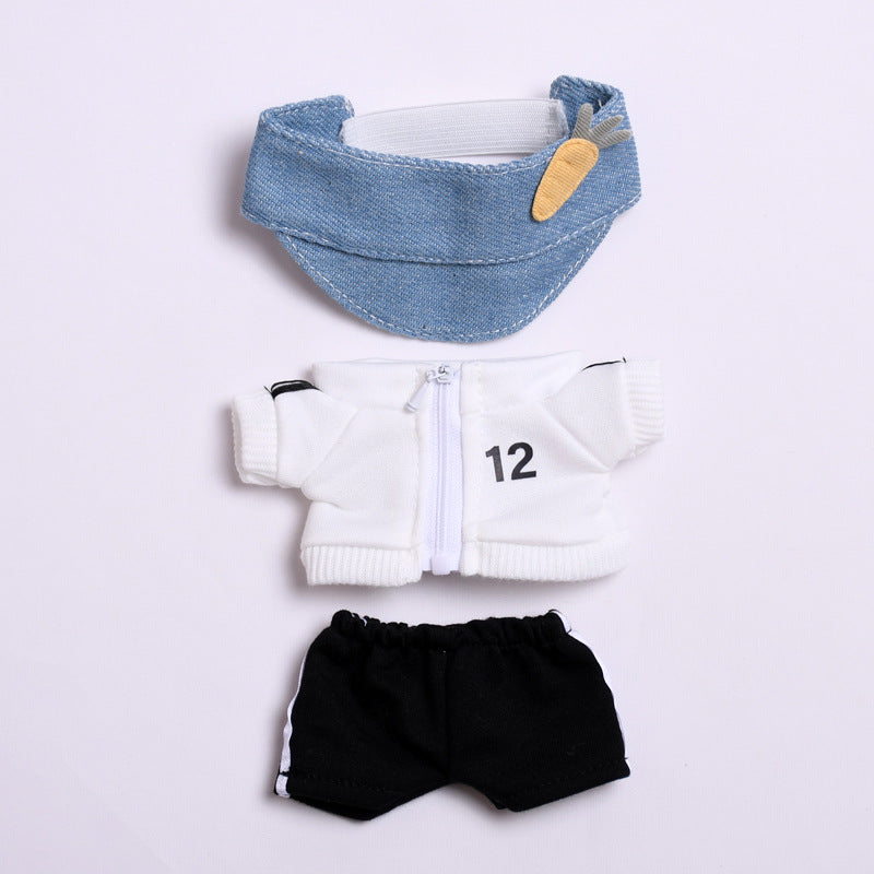Handmade Labubu set can be paired with Labubu V1 Macaron and V2 seat sportswear set outerwear vinyl LABUBU baby clothes (excluding dolls)