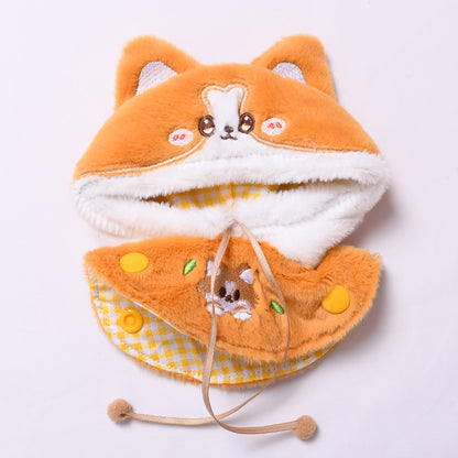 Handmade Labubu set can be paired with Labubu V1 Macaron and V2 seats with Shiba Inu cape and cloth for dressing children (excluding dolls)