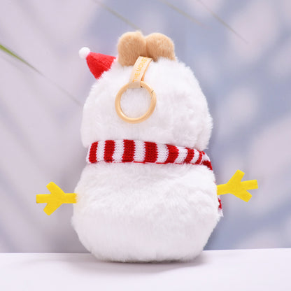 Handmade Labubu set can be paired with Labubu V1 Macaron and V2 seats The second-generation seat is made of canvas fabric and can be worn with Labubu vinyl pendants children's clothing snowman jumpsuit (excluding dolls)