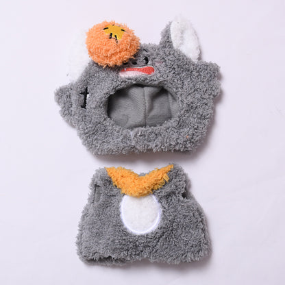 Handmade Labubu Outfit first and second generation pendant Labubu clothes plush three eyed monster dragon cat Labubu doll clothing replacement (not including dolls)