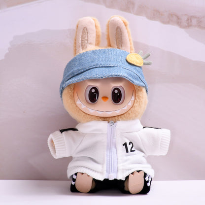 Handmade Labubu set can be paired with Labubu V1 Macaron and V2 seat sportswear set outerwear vinyl LABUBU baby clothes (excluding dolls)