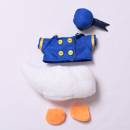 Handmade Labubu Outfit first and second generation seat seat canvas hanging clothes labubu baby clothes duck sailor clothes changing clothes (not including dolls)