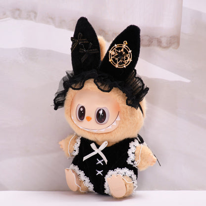 Handmade Labubu Outfit 17cm blind box pendant Labubu clothes fashionable bunny girl Labubu doll clothes cute (not including dolls)