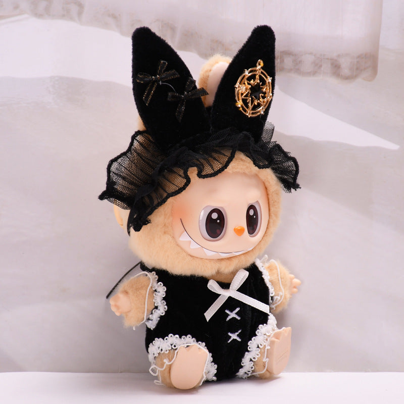 Handmade Labubu Outfit 17cm blind box pendant Labubu clothes fashionable bunny girl Labubu doll clothes cute (not including dolls)