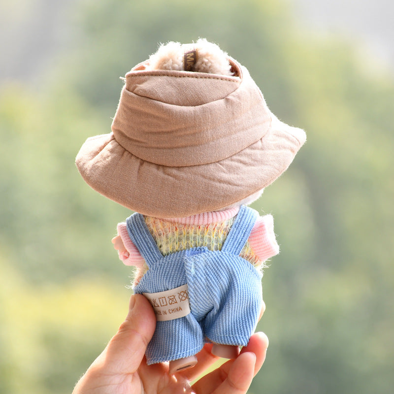 Handmade Labubu set can be paired with Labubu V1 Macaron and V2 seats star overalls sweaters hats 17cm keychains vinyl dolls, and baby clothes (excluding dolls)&nbsp;