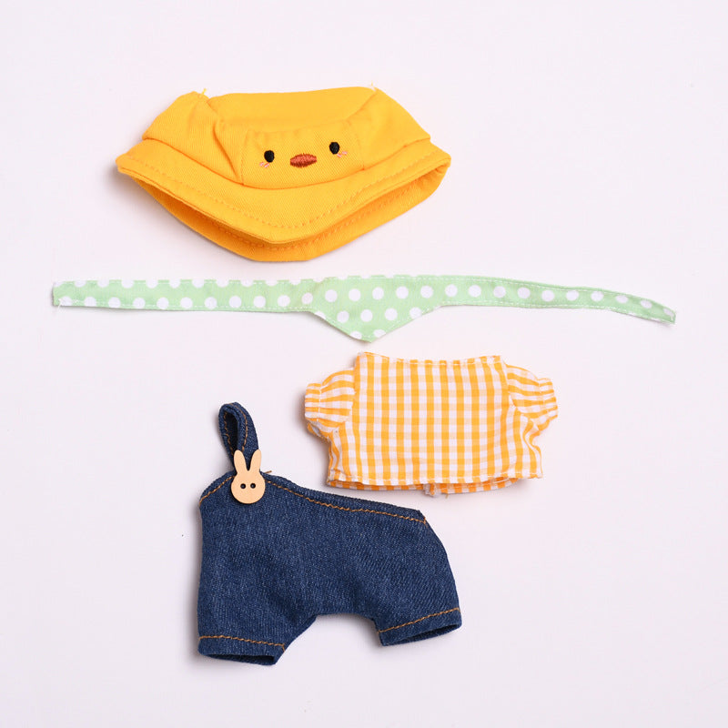 Handmade Labubu set can be paired with Labubu V1 Macaron and V2 seats for cute kindergarten clothes set Labubu keychain accessories (excluding dolls)