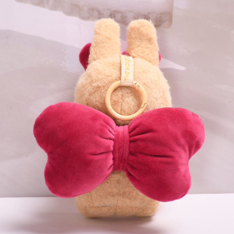 Handmade Labubu Outfit Mary Cat Big Bow Pair Cute Baby Dress Replacement (not including dolls)