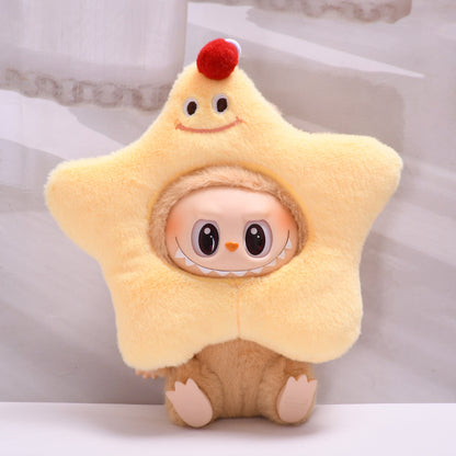 Handmade Labubu set can be paired with Labubu V1 Macaron and V2 seat small star headband keychain LABUBU scarf (excluding dolls)