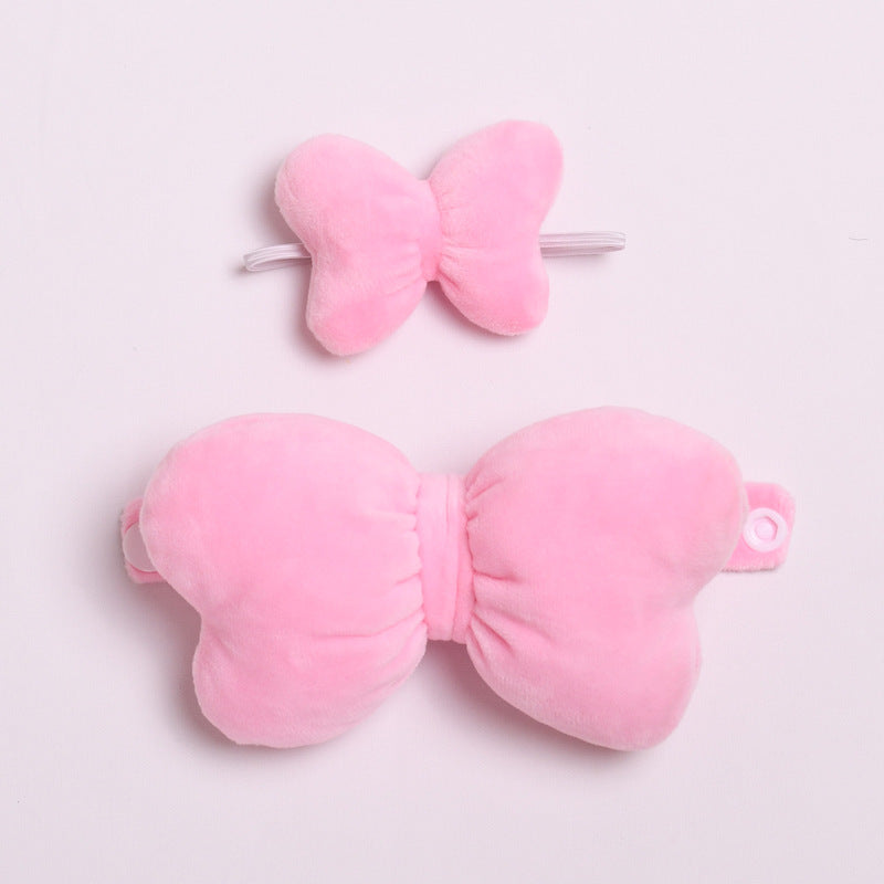 Handmade Labubu Outfit Mary Cat Big Bow Pair Cute Baby Dress Replacement (not including dolls)