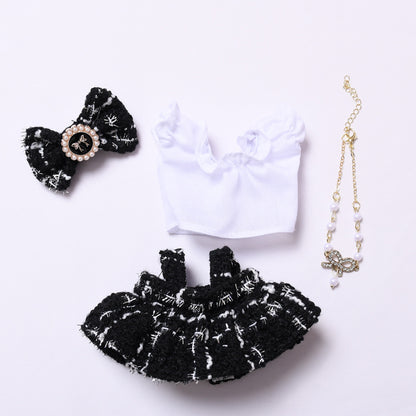 Handmade Labubu set can be paired with Labubu V1 Macaron and V2 seats with a small fragrant skirt bow set (excluding dolls)