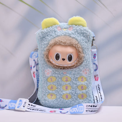 Handmade Labubu set can be paired with Labubu V1 Macaron and V2 seats gaming consoles mobile phones crossbody bags Labubu dolls clothing accessories (excluding dolls)