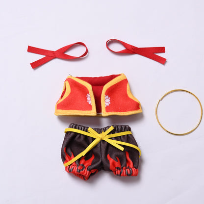 Handmade Labubu set can be paired with Labubu V1 Macaron and V2 seats Nezha vest Qiankun circle set Labubu doll clothing replacement (excluding dolls)