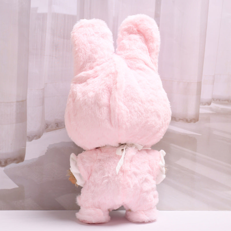 Handmade Labubu set can be paired with Labubu V1 Macaron and V2 seats with a 38cm stretch cloth for changing clothes Meileti jumpsuit set LABUBU for changing into plush baby clothes (excluding dolls)