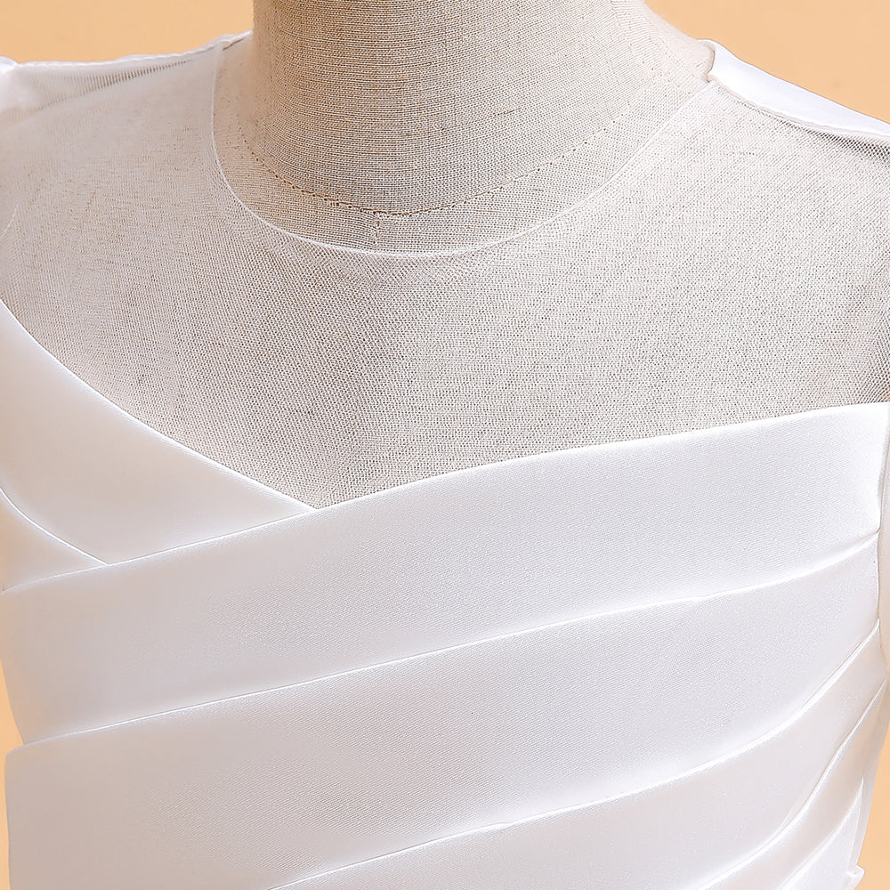 AERBA DRESS Wedding Flower Girl Dress Elegant Bridesmaid Dresses Party Gown First Communion Ceremony Long Evening Dress Kids Princess dress