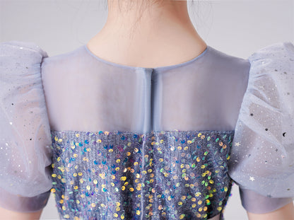 AERBA DRESS Wedding Flower Girl Dress Girl Birthday Party Christmas Dresses Children Girl Party Dresses Long Princess Dress