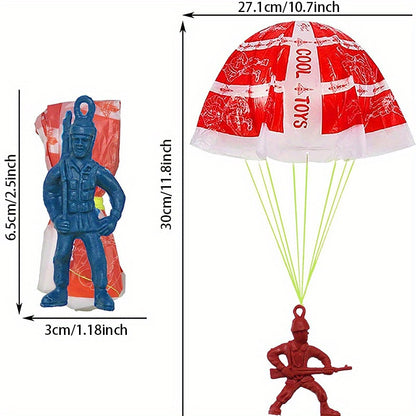 Aerba Parachute Toys for Kid Army Men Action Figures Hand Throwing Kids Outdoor Games Toys Idea Unique Boy Girl Gift&nbsp;