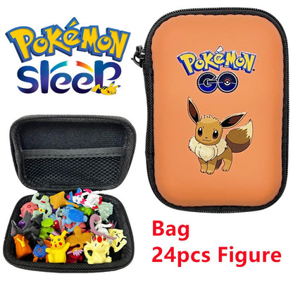 Aerba 24pcs/Bag Set 2-3cm Figures Toy Bulk Anime Mini Doll Figurine Small Pocket Monster Birthday Gift Toys