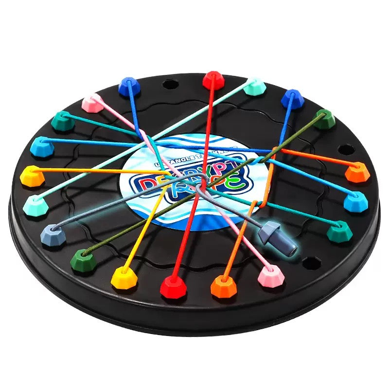AERBA HOT SALE Children Rope Knots Sensory Social Board Game Logical Thinking Challenge Twisted Connected Line Brain Strategy Table Game
