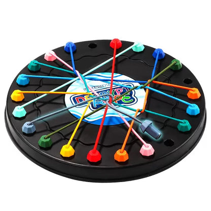 AERBA HOT SALE Children Rope Knots Sensory Social Board Game Logical Thinking Challenge Twisted Connected Line Brain Strategy Table Game