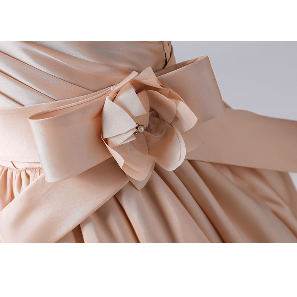 AERBA DRESS Wedding Flower Girl Dress One Shoulder Princess First Communion Pageant Evening Party Birthday Prom Gowns