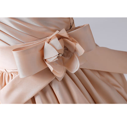 AERBA DRESS Wedding Flower Girl Dress One Shoulder Princess First Communion Pageant Evening Party Birthday Prom Gowns