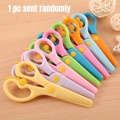 Aerba Children's Toys 100pcs Kids Cartoon Colorful Paper Cutting Toy Children DIY Handmade Origami Art Craft Set Baby Puzzle Learning Educational Toys