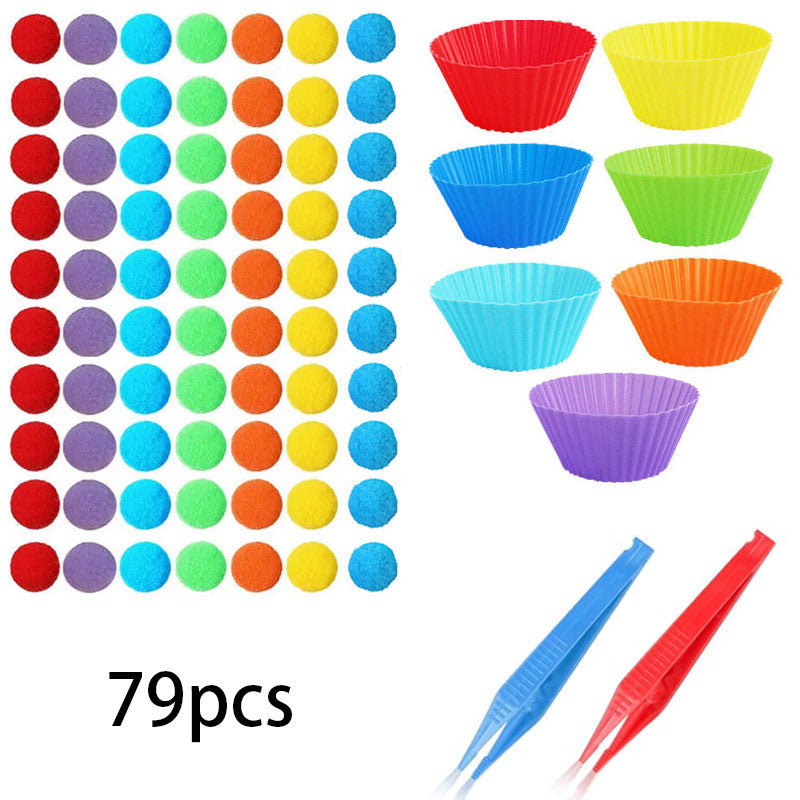 Aerba Counting Montessori Toys for Boys Girls Toddler Preschool Learning Activities Sensory Gifts Kids Fine Motor Skill Toy