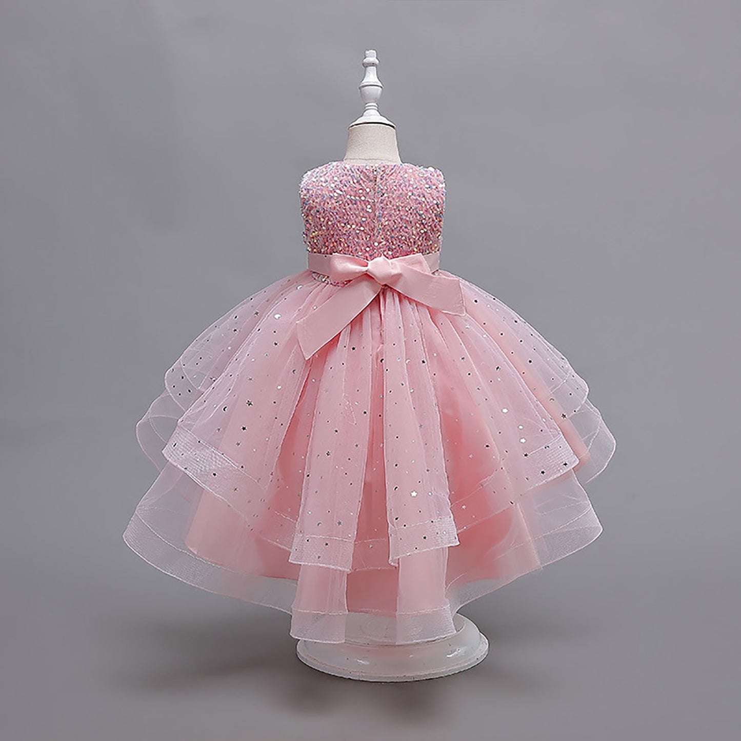 AERBA DRESS Wedding Flower Girl Dress Baby Girls Christmas New Year Dresses Flower Girl Dress Sequins Kids Birthday Dresses