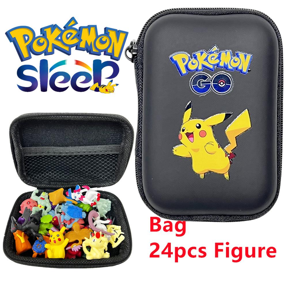 Aerba 24pcs/Bag Set 2-3cm Figures Toy Bulk Anime Mini Doll Figurine Small Pocket Monster Birthday Gift Toys