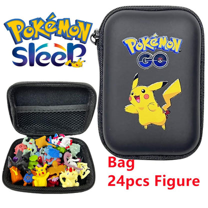 Aerba 24pcs/Bag Set 2-3cm Figures Toy Bulk Anime Mini Doll Figurine Small Pocket Monster Birthday Gift Toys