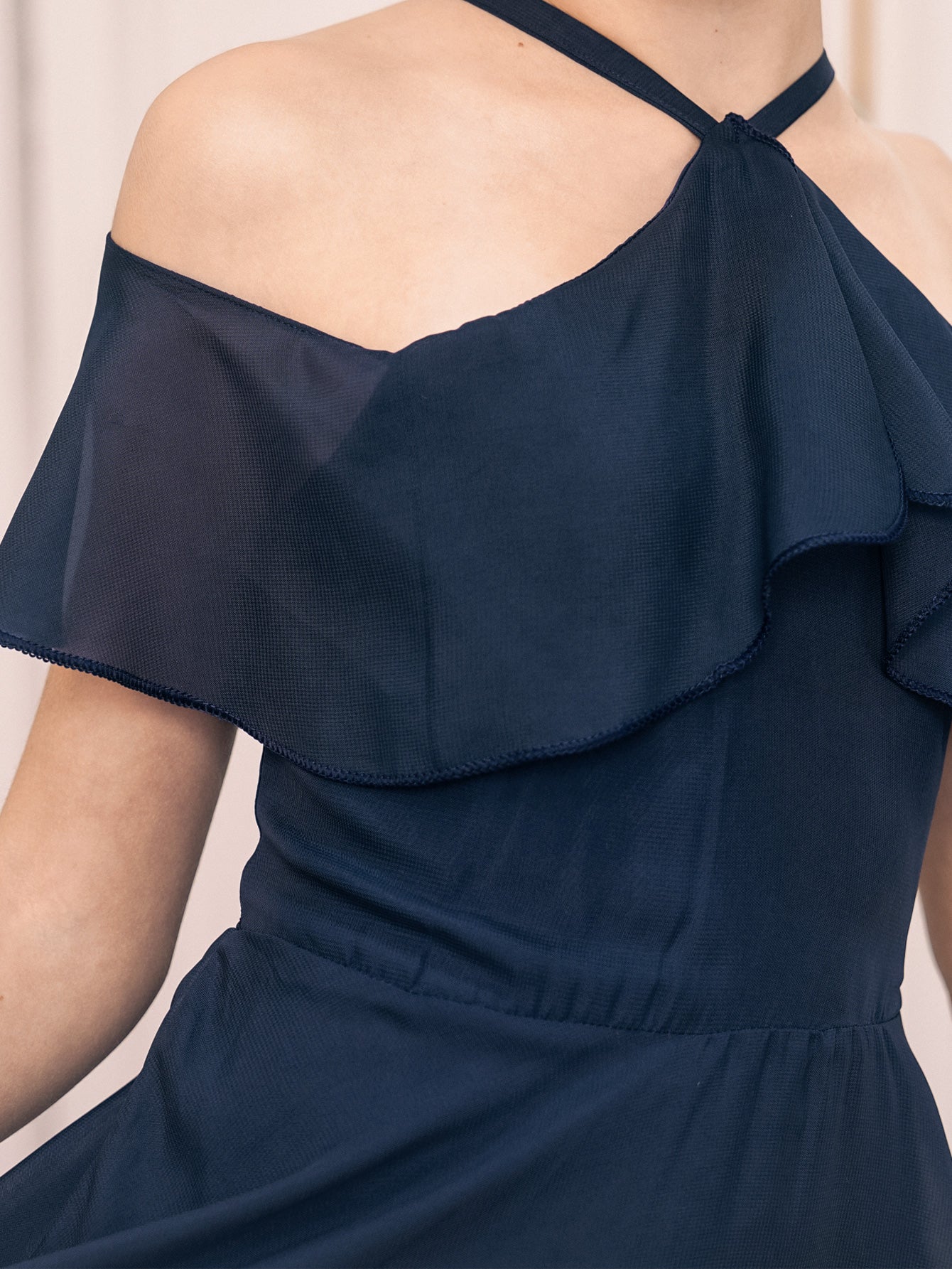 Girls' Formal Dress A Line Ruffle Girls Party Off Shoulder Long Wedding Princess Prom Dresses Kids Elegant Beach Birthday Evening Hot Sale Junior Bridesmaid Dress