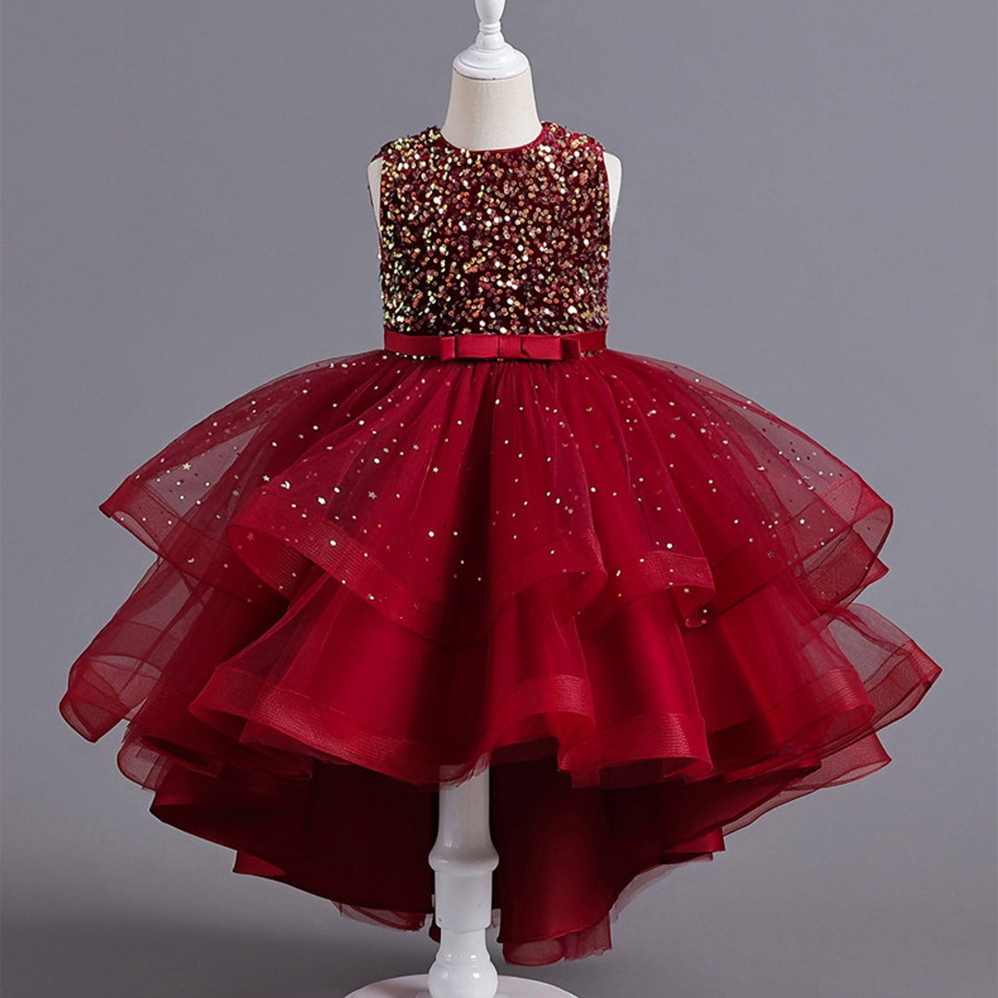 AERBA DRESS Wedding Flower Girl Dress Beautiful Little Girls Ruffled Tiered Birthday Party Ball Gowns Formal Pageant Dress Princess dress