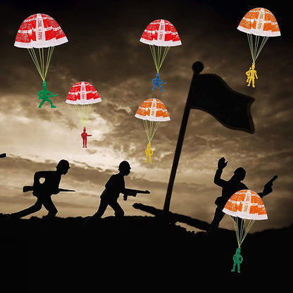 Aerba Parachute Toys for Kid Army Men Action Figures Hand Throwing Kids Outdoor Games Toys Idea Unique Boy Girl Gift&nbsp;