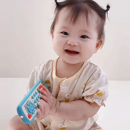 AERBA HOT SALE Baby Music TV Remote Control Montessori Early Educational Toys Multi-functional Numbers English Learning Toys Gift for Newborn