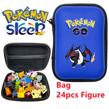 Aerba 24pcs/Bag Set 2-3cm Figures Toy Bulk Anime Mini Doll Figurine Small Pocket Monster Birthday Gift Toys