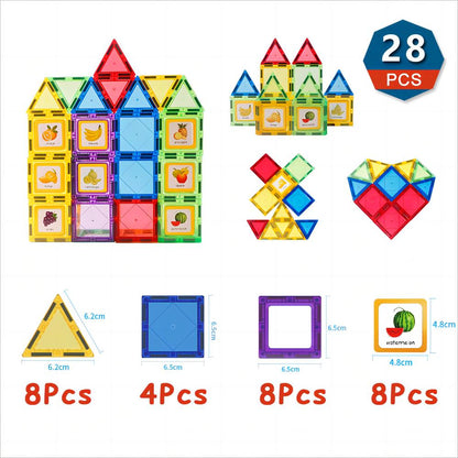 AERBA HOT SALE Montessori Desktop Puzzle Toys Kids Battle Table Game Tangram Math Toys Building Blocks Board Color Shape Training for Kids Gift