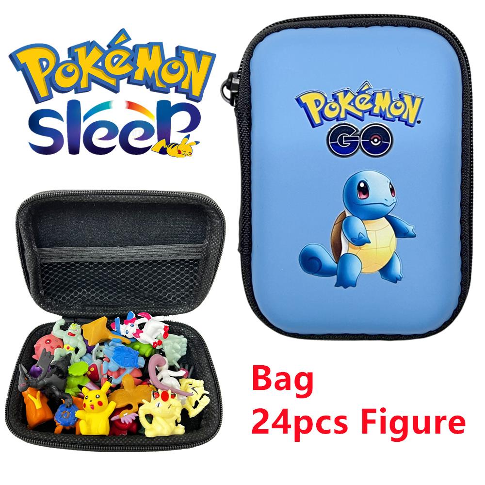 Aerba 24pcs/Bag Set 2-3cm Figures Toy Bulk Anime Mini Doll Figurine Small Pocket Monster Birthday Gift Toys