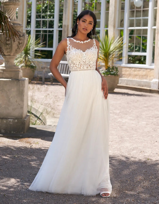 AerbaDress an ultra soft illusion bodice boho gown