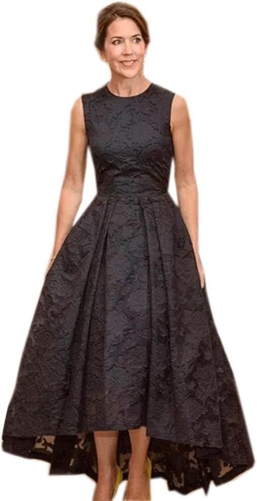 AERBA DRESS Elegant Lace High Low Evening Occasion Dresses A Line Sleeveless Jewel Neck Party Cocktail Gowns Mother of Bride Groom Dresses