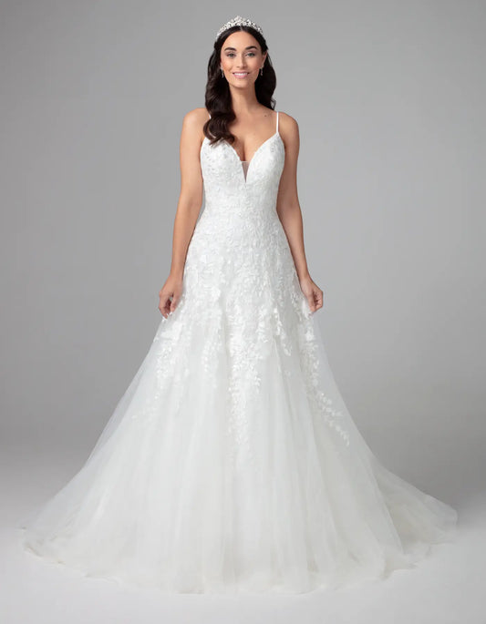 AerbaDress an embroidered gown with statement back Wedding Dresses
