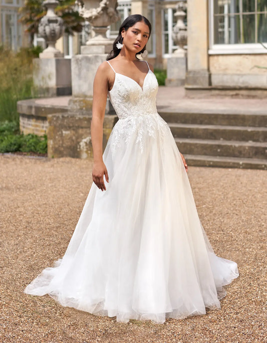 AerbaDress a modern boho slim a-line with keyhole back