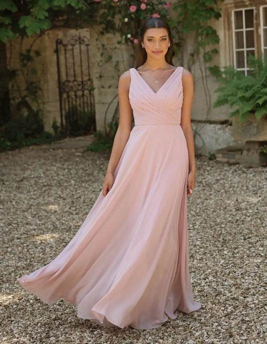 a gorgeous pleated bodice with an unexpected romantic cowl back