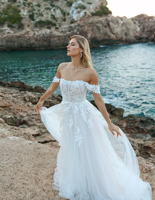AerbaDress a soft a-line with floral details