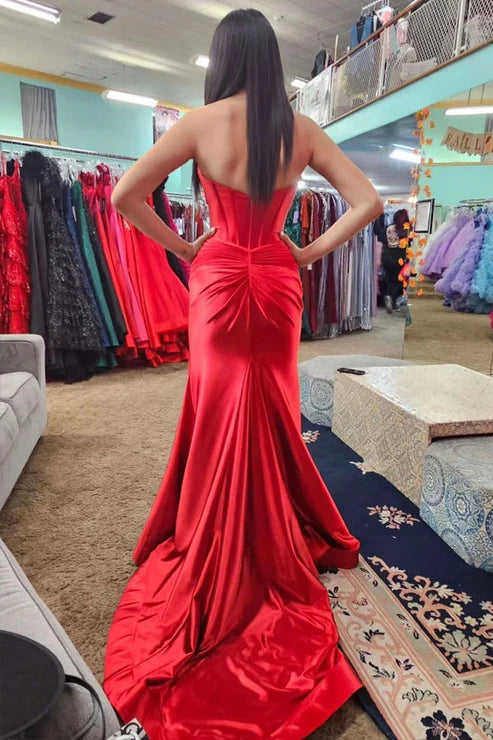 AerbaDress Sweetheart Cut Mermaid Long Prom Dresses Fashionable and Beautiful Evening Dress